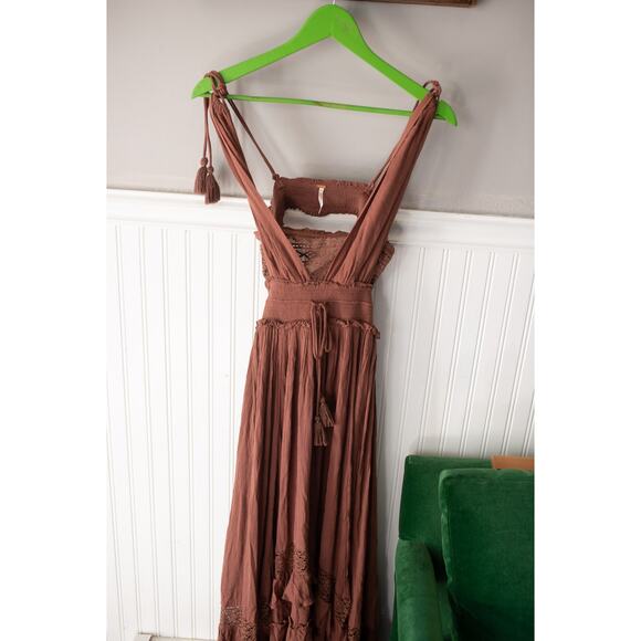 Free People Santa Maria Maxi Dress XS NEW - Picture 3 of 5